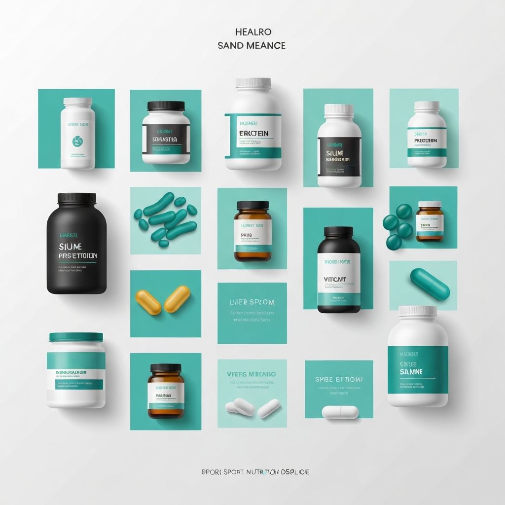 Premium supplement collection display